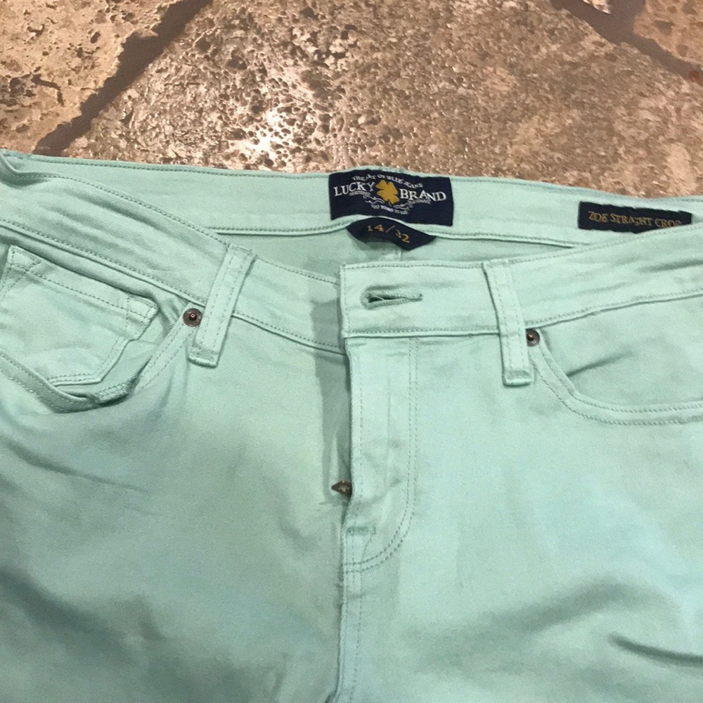 Lucky Brand Zoe Straight Crop Jeans